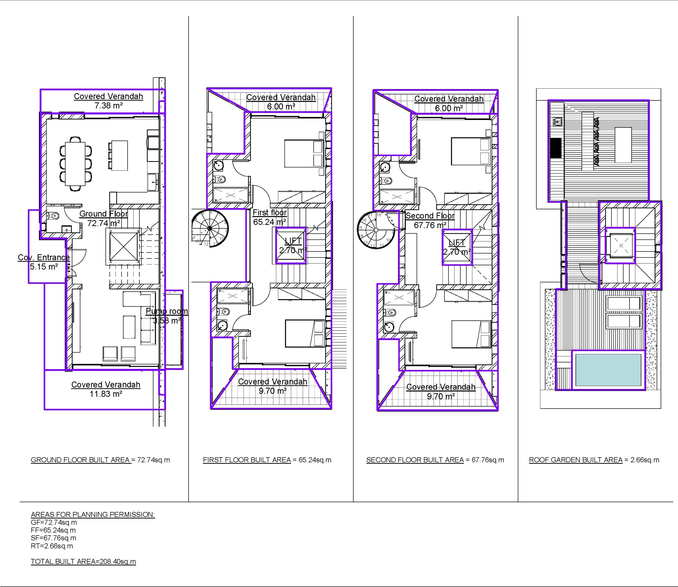 Grundriss Villa Paphos 1.0